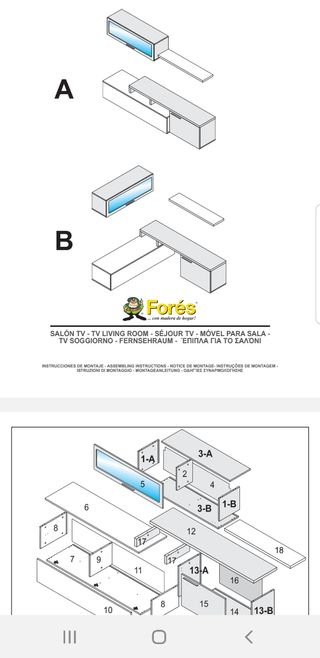 PARTE DE ARRIBA mueble de comedor Nexus Due home de segunda mano por 50