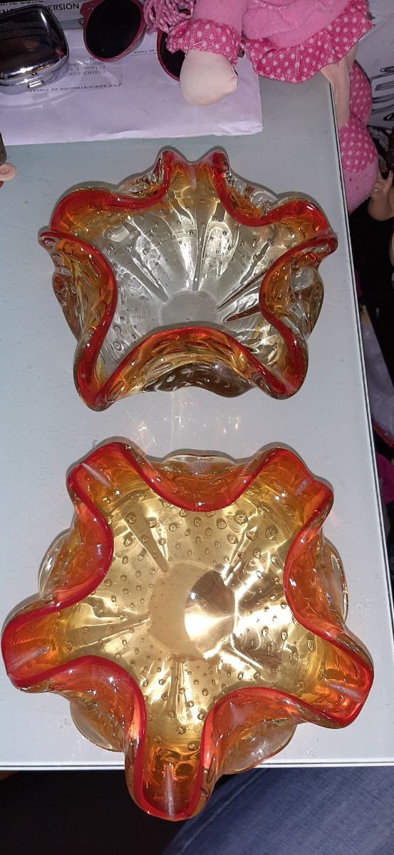 CENICEROS DE MURANO AÑOS 50