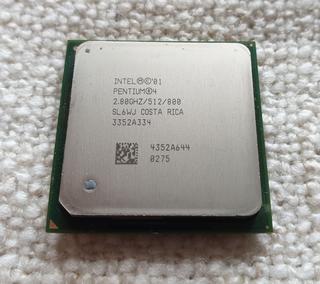 Processeur Intel Pentium 4 2.80 GHz - Cache 1 Mo - Socket MPGA478B - Occasion Fonctionnel