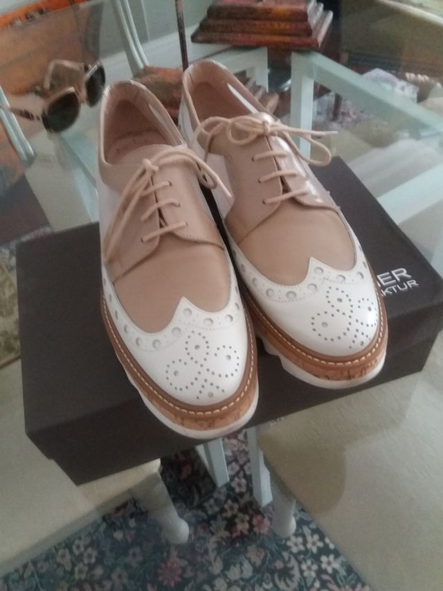 zapatos de piel Pertini