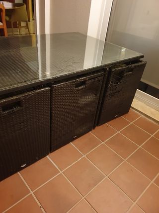 Mesa y sillas jardin de segunda mano por 200 € en Urbanitzacio Galatzo