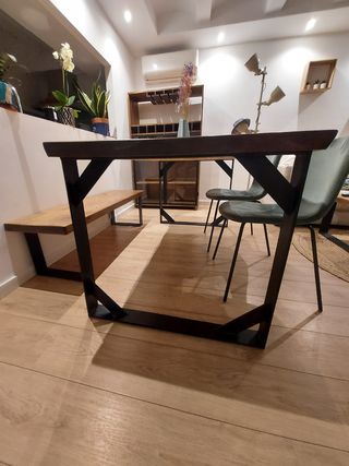 Mesas de comedor artesanales en madera maciza