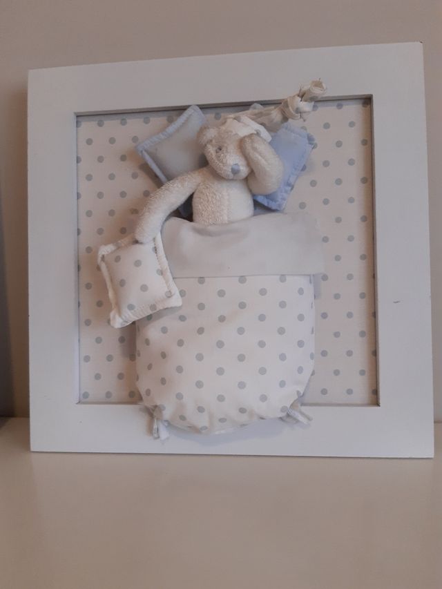 Cuadros infantiles con relieve de ositos