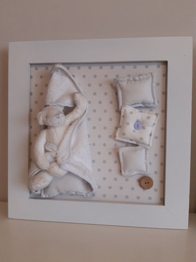 Cuadros infantiles con relieve de ositos