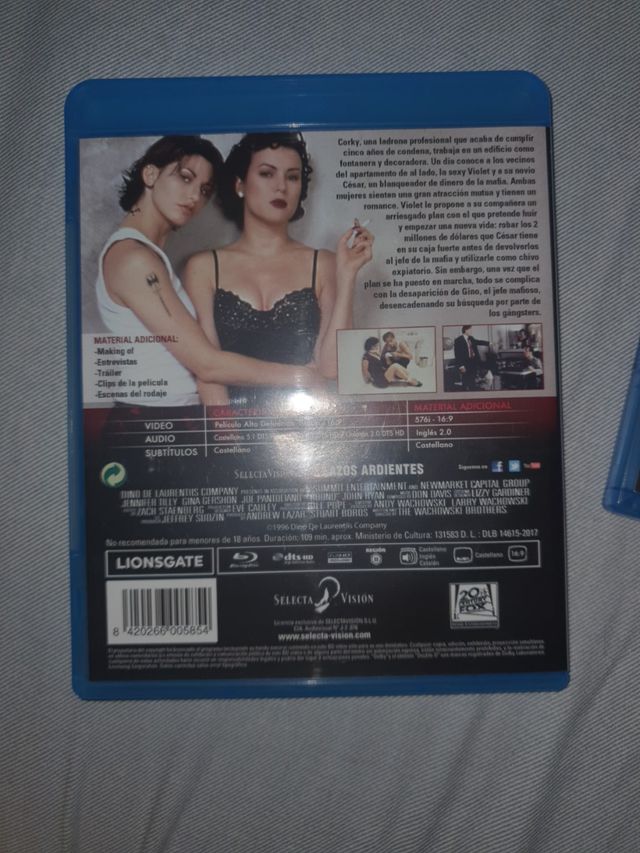 lazos ardientes Blu-ray
