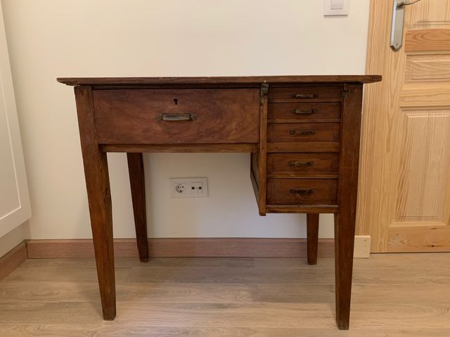 Mesa escritorio joyero antigua de segunda mano por 70 € en Madrid en