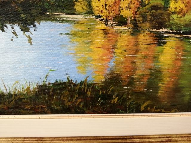 Paisaje de pintura al óleo