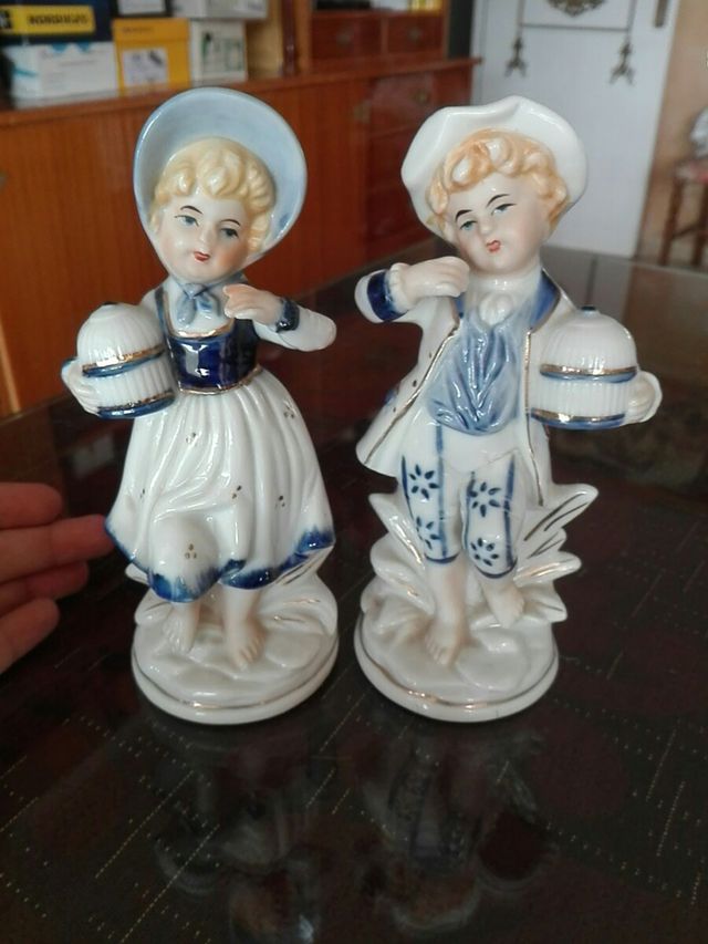 Pareja porcelana en perfecto estado