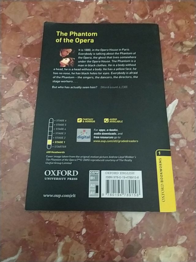 libro "the phantom of the opera