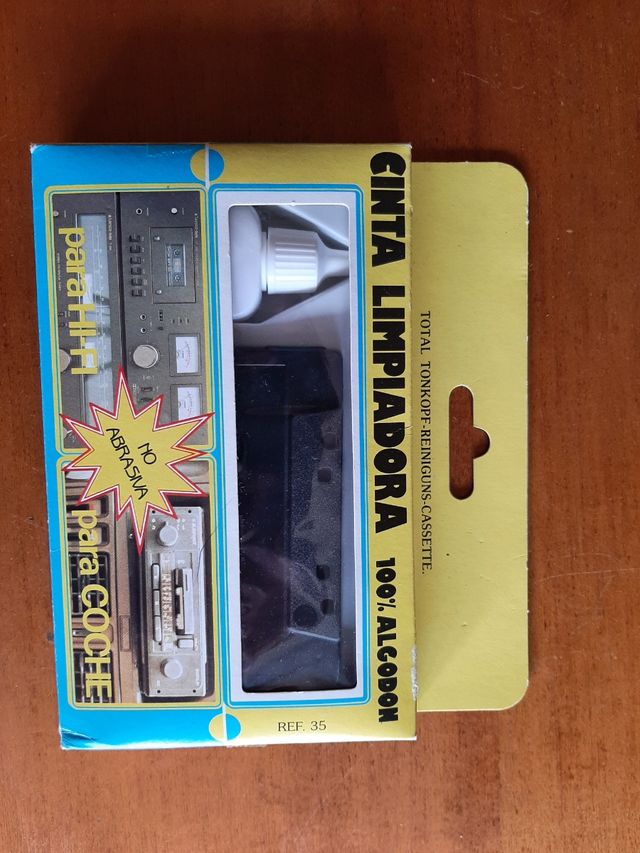 limpiacintas vintage