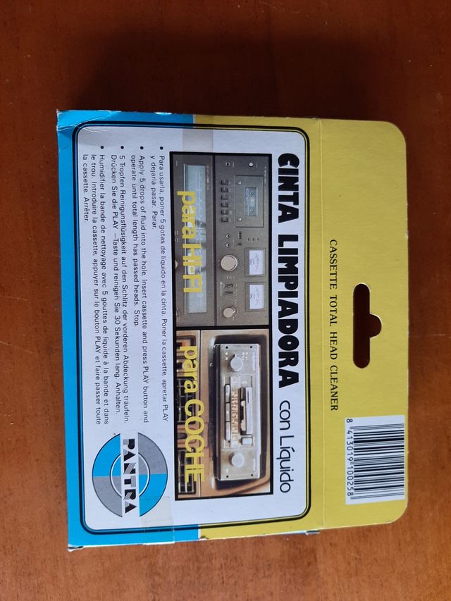 limpiacintas vintage