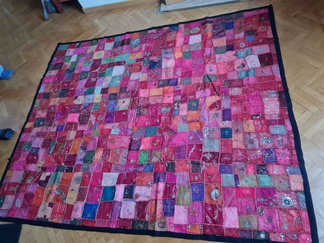 Kilim colores colcha o tapete decorativo