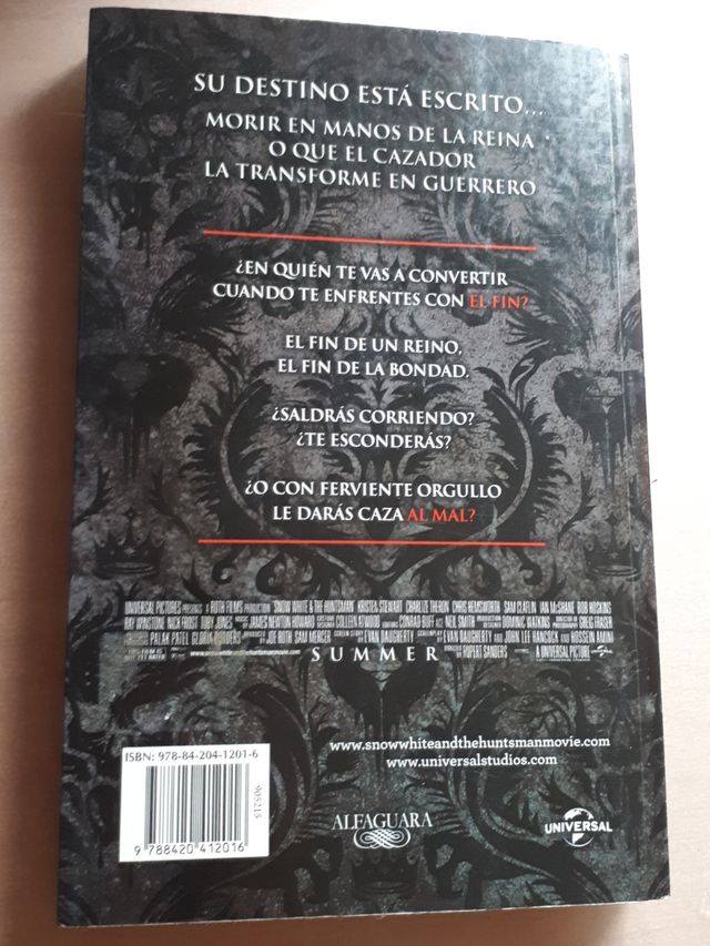 Blancanieves y la leyenda del cazador LIBRO+POSTER