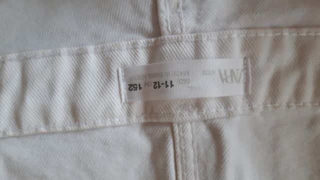 Mono corto vaquero blanco