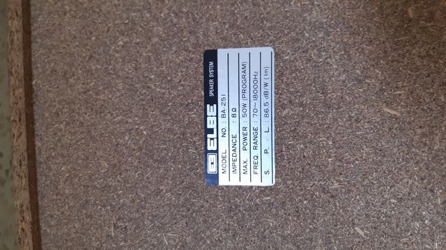 Altavoces de equipo de musica