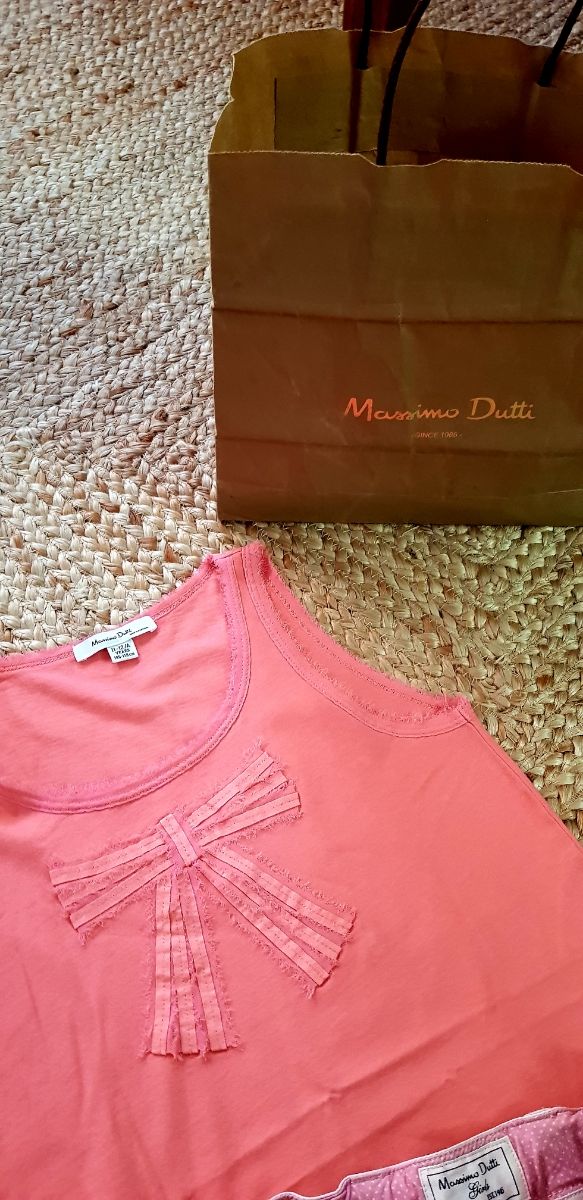 PANTALÓN Y CAMISETA MÁSSIMO DUTTI TALLA 10 AÑOS