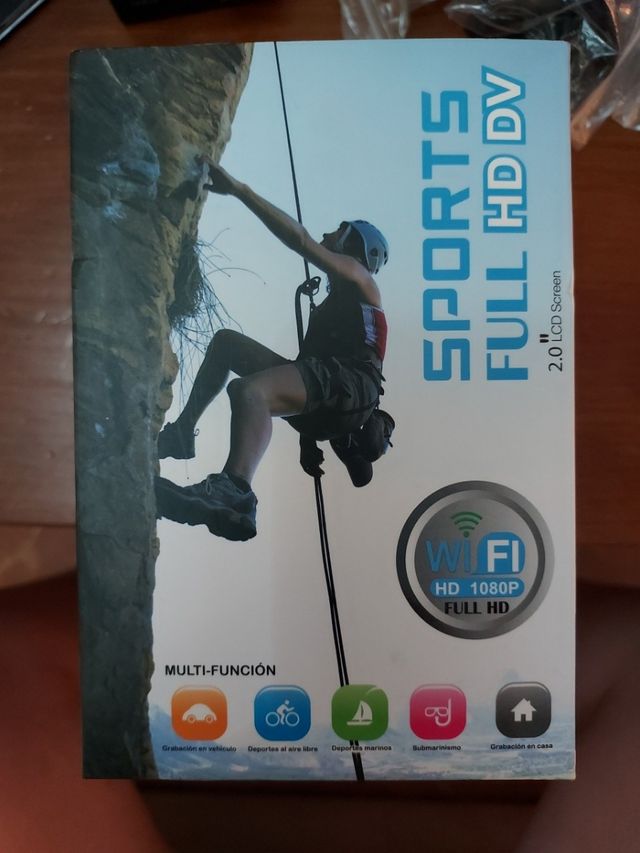 Cámara deportiva resistente al agua