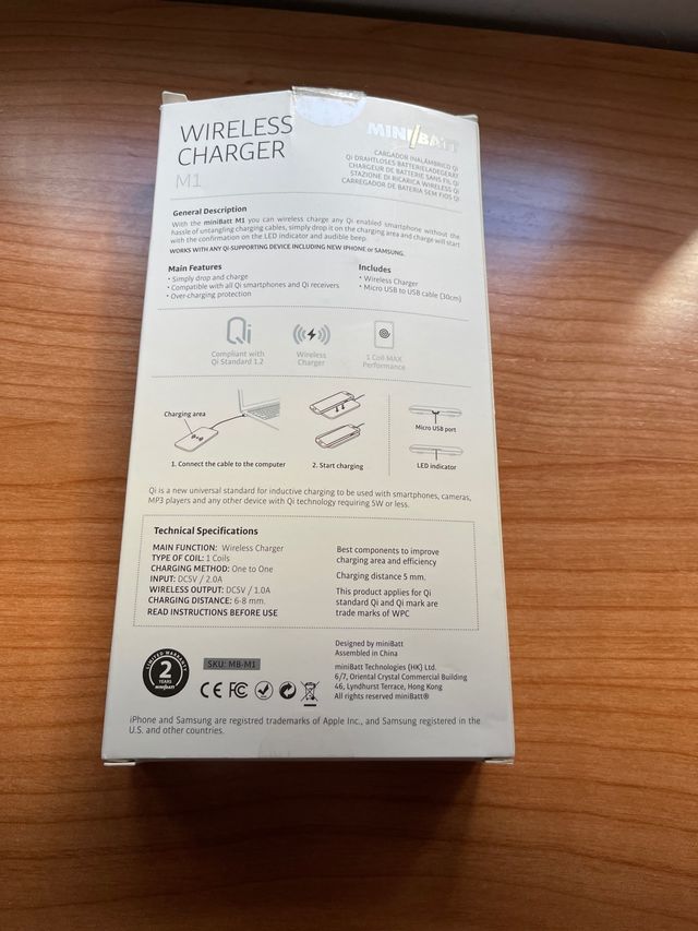 WIRELESS CHARGER M1.