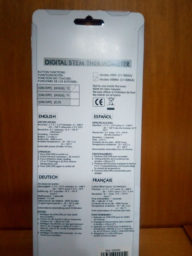 Termómetro ventix cocina NUEVO!