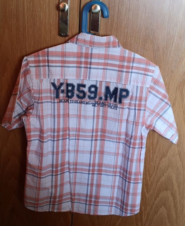 Camisa cuadros niño 9/10