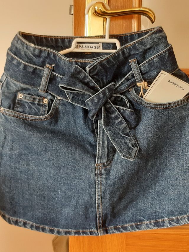Minifalda Pull & Bear talla S