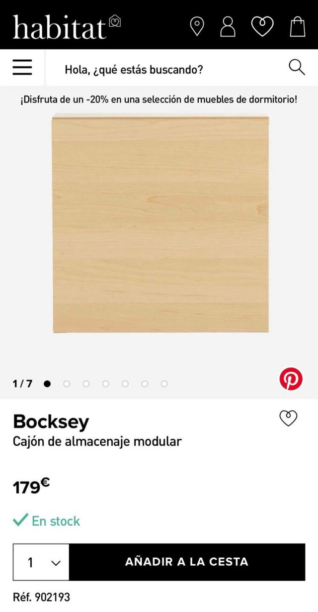 APARADOR MODULAR BOCKSEY de segunda mano por 450 € en Madrid en WALLAPOP