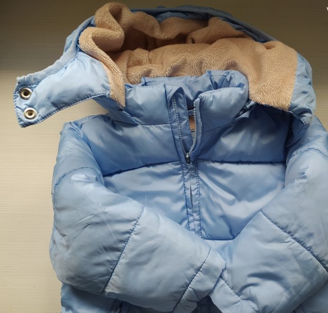 Abrigo/ Parka bebé niño azul de Dulces