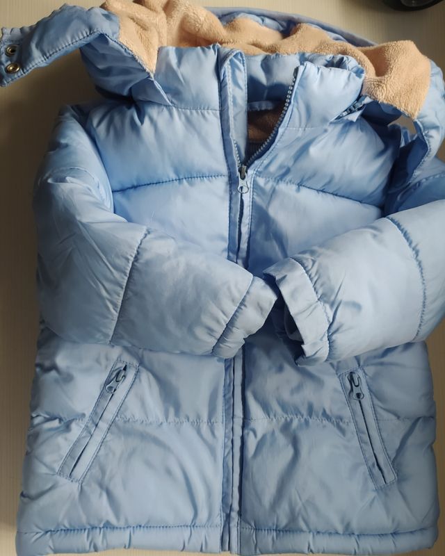 Abrigo/ Parka bebé niño azul de Dulces