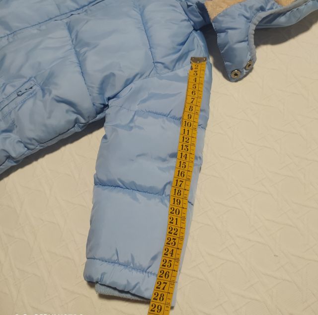 Abrigo/ Parka bebé niño azul de Dulces