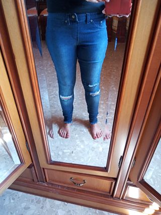 Tejanos el corte inglés talla 34 de segunda mano por 5 EUR en Sentmenat en  WALLAPOP