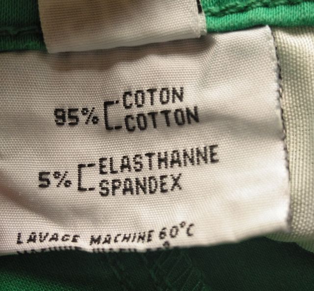 Pantalón elástico color verde talla S/36.Nuevo.