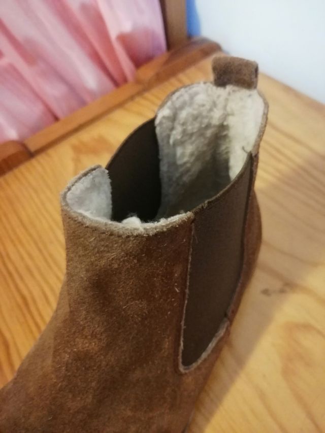 Botín serraje-Talla 36