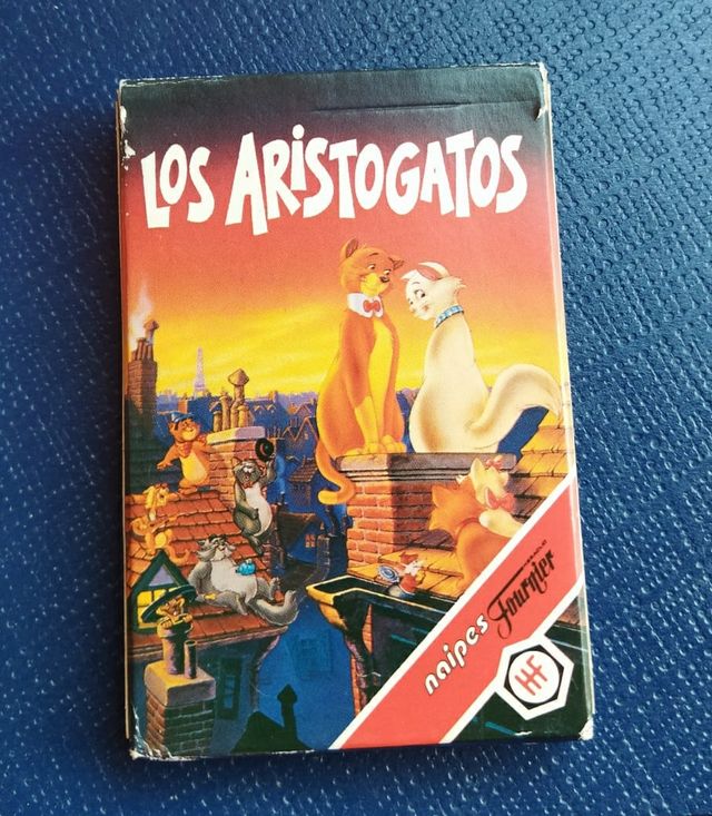 Cartas antiguas Los Aristogatos Fournier