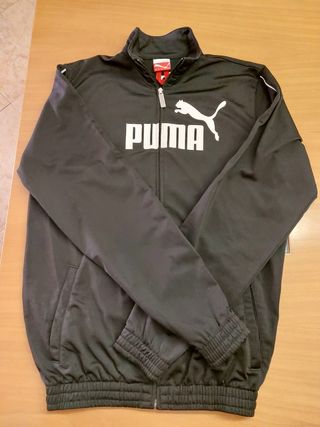 Chaqueta Chandal Puma Negro de segunda mano por 30 EUR en Vilanova del  Vallès en WALLAPOP
