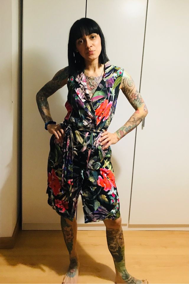 Vestido de estampado floral del Corte Inglés