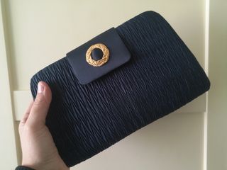 Bolso de mano azul marino de segunda mano por 5 EUR en Ametzola en WALLAPOP