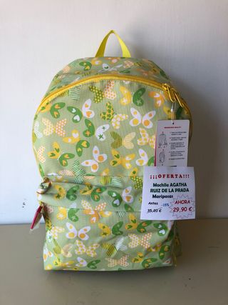Mochila escolar AGATHA RUIZ DE LA PRADA de segunda mano por 29,9 EUR en  Orgaz en WALLAPOP