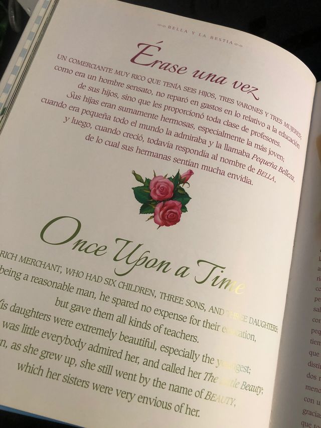 Libro Cuenta Cuentos Bilingüe Inglés/Español 