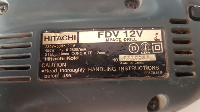 Atornillador Taladro Percutor Hitachi