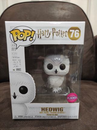 Hedwig Flocked Funko Pop de segunda 