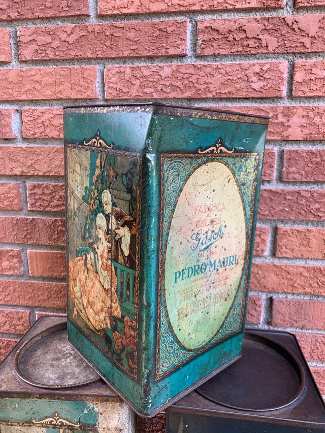 TRIO LATAS ANTIGUAS DE DULCES DISPONIBLES!!!!!