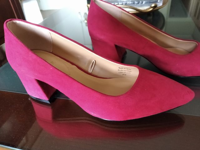 zapatos tacón gordo