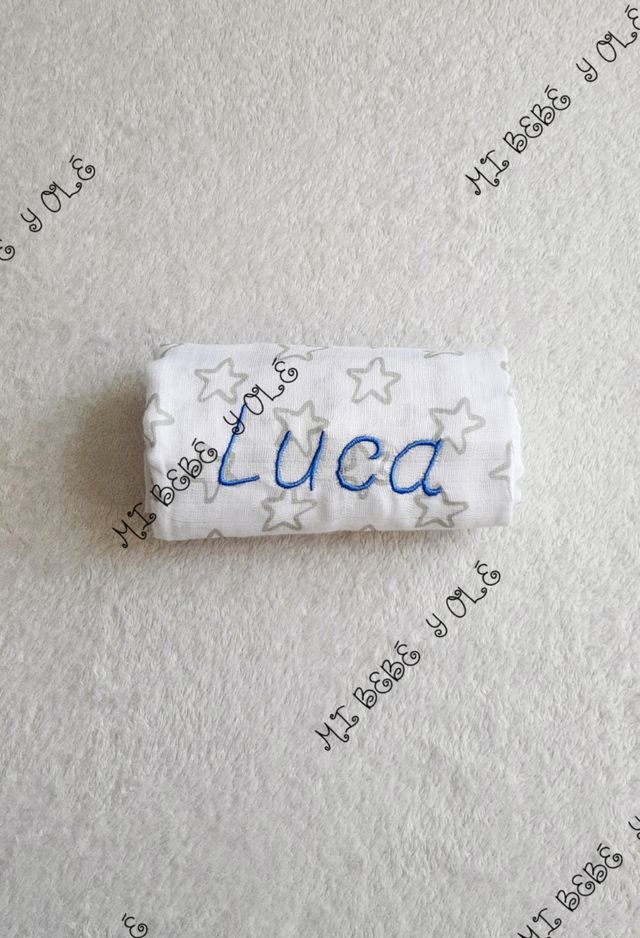 gasas muselina bordadas