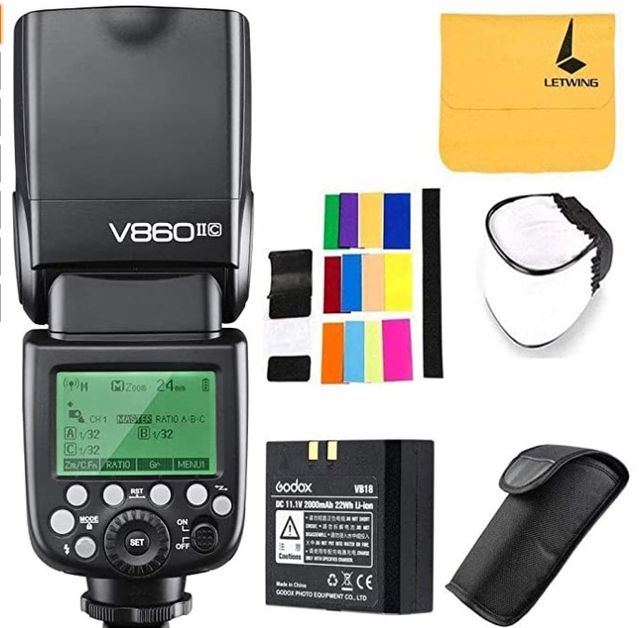 Godox V860II-C 2.4G GN60 inalambrico E-TTL de segunda mano por 120 € en