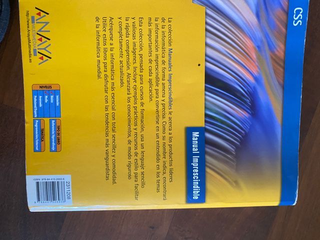 Libro informática (Colección Anaya)