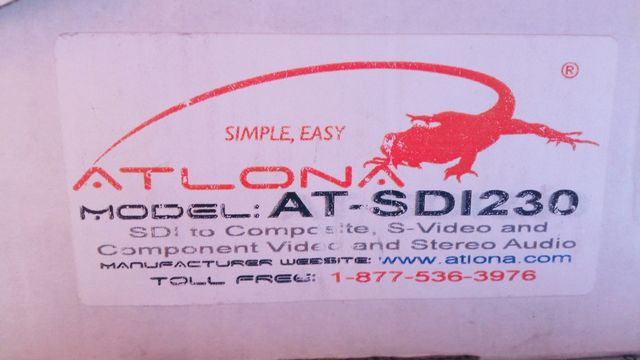 Conversor SDI a Video Compuesto Atlona AT-SDI230  