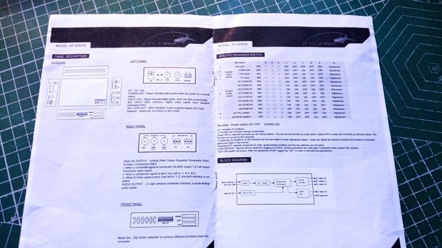 Conversor SDI a Video Compuesto Atlona AT-SDI230  