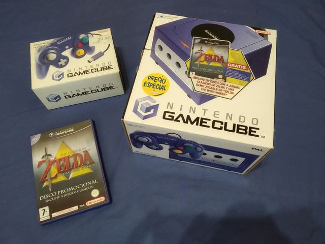 GameCube, 2 mandos y Zelda Collector's Edition