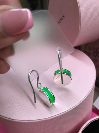 PENDIENTES TOUS SANDWICH VERDE PAZ