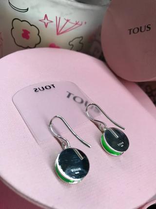 PENDIENTES TOUS SANDWICH VERDE PAZ